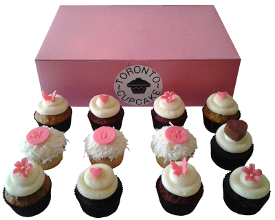 A dozen Mother's Day cupcakes from Toronto Cupcakes